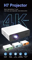 2025 plus récent projecteur 4K 1080P WiFi BT film en plein air officiel Netflix-Prime vidéo-projecteur vidéo système Linux certifié YouTube