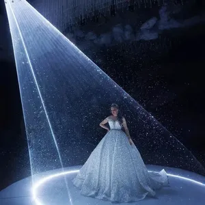 เครื่องฉายแสงเลเซอร์สี3D RGB วงแหวนมหัศจรรย์สำหรับดิสโก้ปาร์ตี้งานคริสมาสต์โชว์ไฟสำหรับเวทีเต้นรำครั้งแรกในงานแต่งงาน - Product Image 3