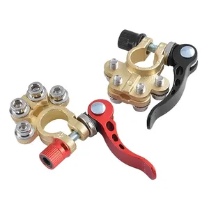 1 Pair Toolless Quick Disconnect Battery Main Cable Post Terminal Shut-off <strong>Connectors</strong> <strong>12v</strong> 6v 24v Boat Race Car UTV Tractor Truck - Product Image 4