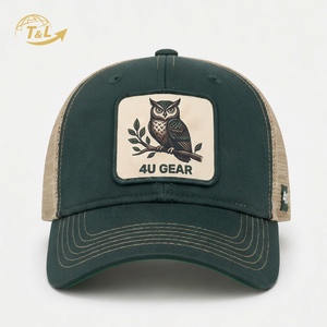 Gorra Trucker de Malla con Bordado Personalizado al por Mayor 4U, 6 Paneles, Visera Plana, Cierre Ajustable, Estilo con Imagen Disponible, Para Todas las Estaciones - Product Image 2