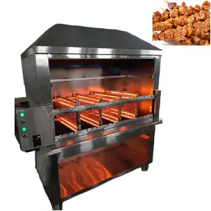 Mejor precio de fábrica máquina parrilla brasileña barbacoa máquina asadora de carne de pollo/churrasco brasileño/máquina Rodizio parrilla