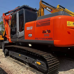 Excavatrice Hitachi ZX240 d'occasion de 24 tonnes avec godet de 1,2 m, moteur, pompe et boîte de vitesses - Prix compétitif - Product Image 1