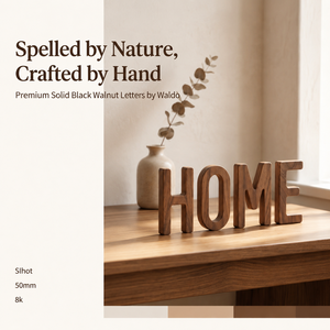 Letras del Alfabeto de Madera de Nogal Macizo de la A a la Z, Hechas a Mano, Ecológicas, Decoración Art <span class=keywords><strong>Deco</strong></span> para Letreros de Pared, Hogar, Bodas, Manualidades, Venta al Por Mayor - Product Image 1