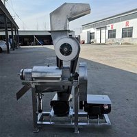 Industriële appel- en wortelspiraalpers van roestvrij staal voor fruitverwerkingsbedrijven, hoge capaciteit & sapopbrengst