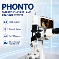 Sistem Pencitraan Lampu Celah Adaptor Smartphone, Kompatibel dengan iPhone dan Android