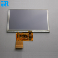 Layar Sentuh TFT LCD 5 Inci 800X480 RGB 24bit Antarmuka RGB 800x480 40-pin Sudut Pandang Lebar Modul Layar TFT LCD