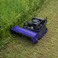 Cortadora de Césped Comercial con Control Remoto y Cabezal de Corte Frontal para Gestión de Vegetación