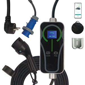 Nouveau chargeur EV embarqué portable monophasé à 2 interfaces, sortie AC 7 kW, modèle AC1638(E1), compatibilité 100-110 V 200-220 V - Product Image 1