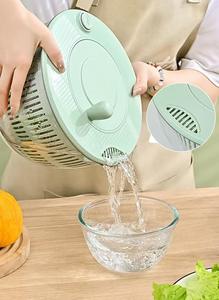 Escurridor de Ensaladas y Frutas con Colador, Tazón para Lavar Frutas, Limpiador de Ensaladas, Centrifugador para Lechuga, Frutas y Verduras - Product Image 5