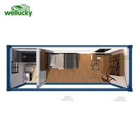 Unidad de Vivienda Modular Portátil para Alojamiento en Campamentos, Oficina y Residencia, Casa Contenedor Plegable, Casa Contenedor Tipo X
