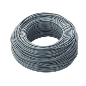 FS17 cavo filo elettrico mono nucleo 4mmq sezione 100m rocchetto grigio colore 24awg cavo flessibile filo di rame scudo solido incagliato - Product Image 1