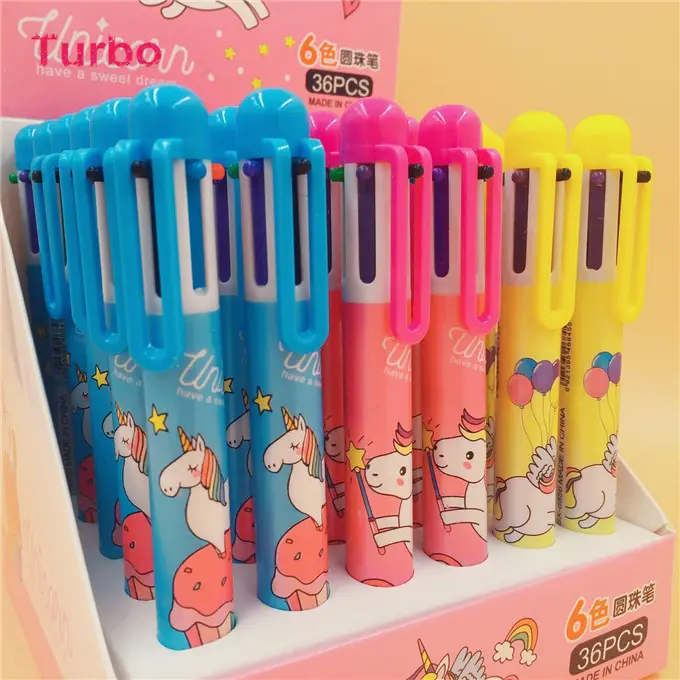Turbo — stylos à bille licorne créative, 1 pièce, promotion en gros, cadeaux pour enfants étudiants, papeterie scolaire, nouvelle collection 2021