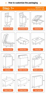 Boîte cadeau en carton rigide de haute qualité, personnalisée, en matériaux recyclés, avec fermeture magnétique, poignée, finition mate, ruban gaufré - Product Image 5