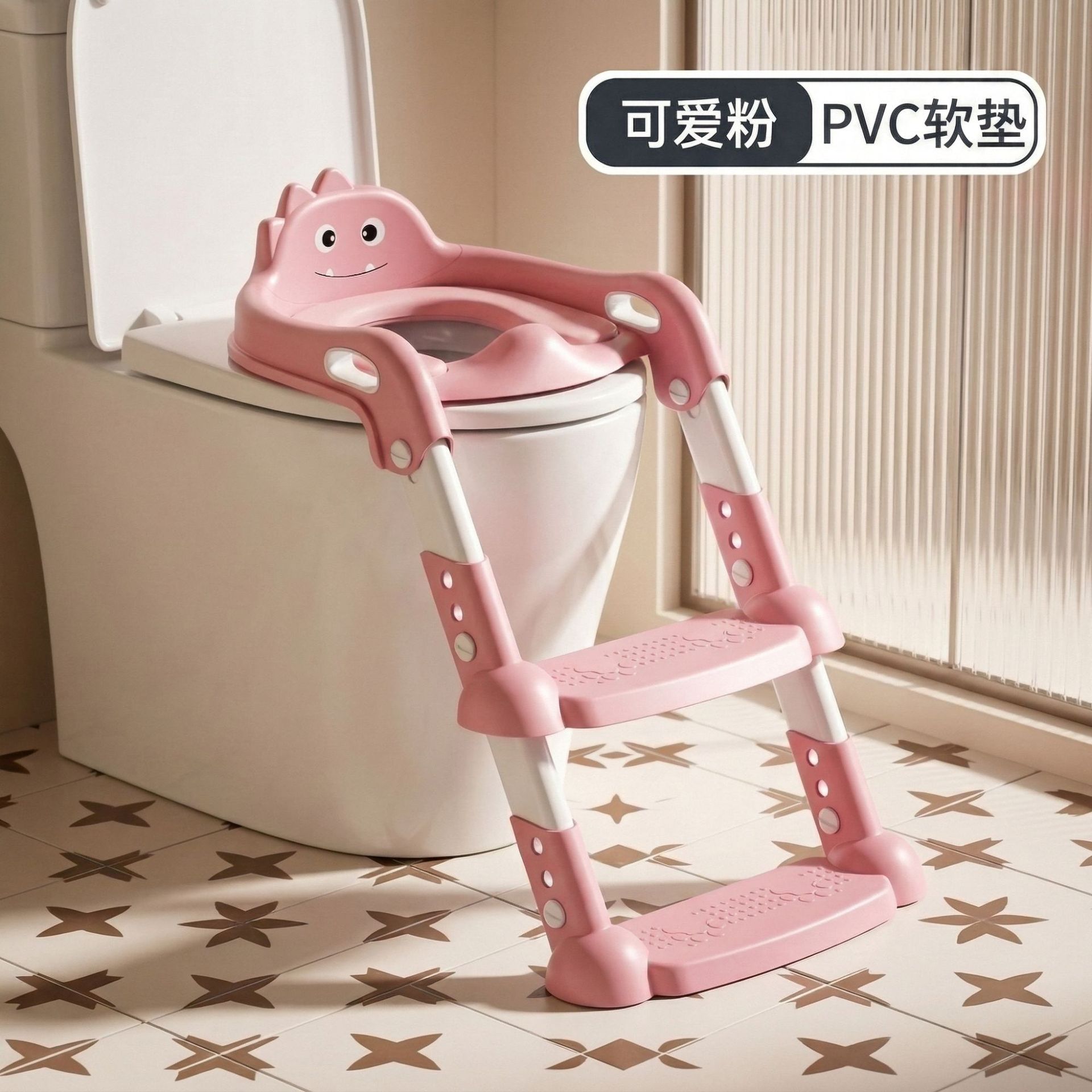 เบาะ PVC สีชมพู