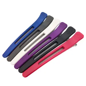 Professional salon design with rubber band hair clips for hairdresser no track clips
