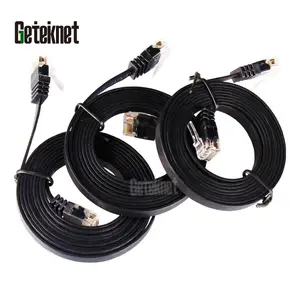 0.35M 1 Kaki U/UTP Cat.6 Kabel Ethernet Patch Jaringan Kabel Komputer Datar Merek Cat6 Kabel Patch RJ45 Jumper