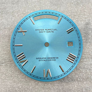 Reloj de lujo con movimiento de acero inoxidable, caja recién modificada, esfera romana y piezas y accesorios metálicos. - Product Image 4