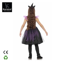 Costume d'unicorn pour enfants Halloween Echo, robe noire avec bandeau, fête de carnaval, cosplay, costume de film TV pour filles