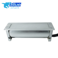 Prise de table industrielle motorisée rotative intelligente en alliage d'aluminium, type US, avec 2 ports USB et 2 ports Type-C, câble de 2 m pour usage au bureau