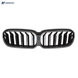 Rejillas Delanteras Dobles de Fibra de Carbono Seca G30 F90 para <span class=keywords><strong>BMW</strong></span> Serie 5 G30 G38 M5 F90 LCI 2021 - Product Image 2