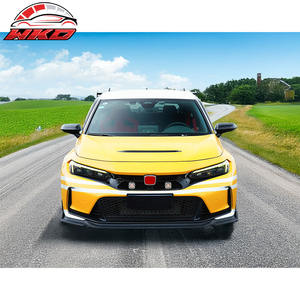 Lèvre de pare-chocs avant compatible avec Honda Civic FL5 2023-2025 Type R Hatchback AK ABS Noir Mat Haute Qualité Pièces Auto Kit Carrosserie - Product Image 3