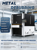 Machine de ponçage automatique CNC de 800 mm pour le métal, machine de polissage, de chanfreinage et de débavurage pour l'acier inoxydable et l'aluminium