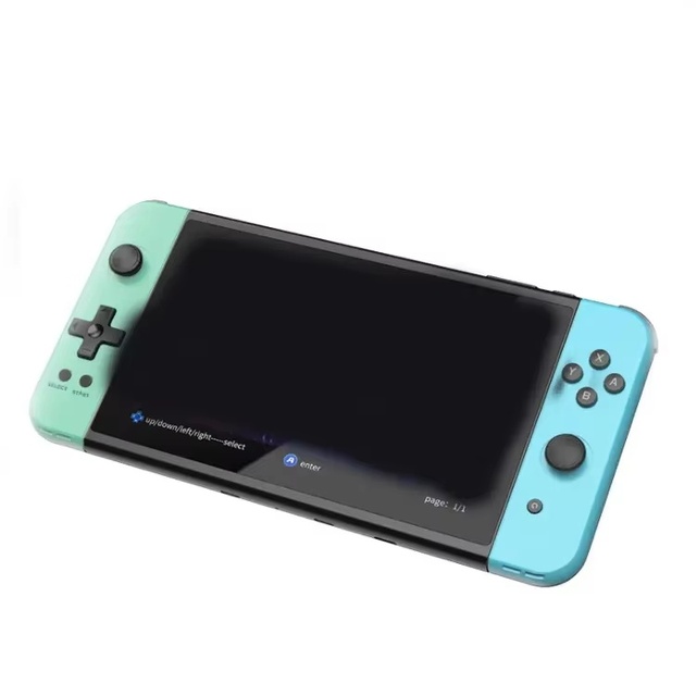 Top Selling Powkiddy X70 7 Inch Handheld Game Console Support Controller Two Players for PS1 MD Retro Video Games Player TV Out