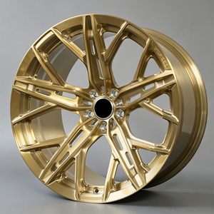 Rines Forjados con Acabado Bronce Pulido de 18 19 20 21 22 23 24 Pulgadas para Autos de Pasajeros, Compatibles con VW MK7 MK8 <span class=keywords><strong>Golf</strong></span> R Audi TT RS - Product Image 4