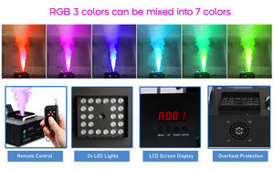 1500W LED Smoke RGB Air Column Effect Fog Machine DMX512 Remote <strong>Control</strong> for <strong>DJ</strong> Disco Party Wedding KTV - Product Image 4