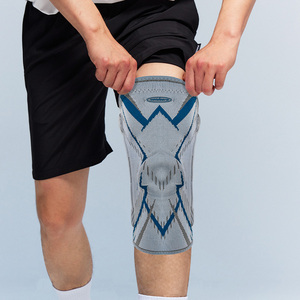 <span class=keywords><strong>Genouillère</strong></span> de compression professionnelle personnalisée avec logo, coussinet en gel de silicone <span class=keywords><strong>et</strong></span> stabilisateurs à ressort, MOQ 50 pièces, OEM - Product Image 6