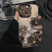 Coques de Téléphone Antichoc de Luxe en Gros à Motifs Floraux pour iPhone 17 Air 16 15 Plus Pro Max 14 13 12 11 X – Housse de Protection Arrière