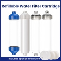 Cartouches filtrantes vides rechargeables en ligne T33 de 10 pouces