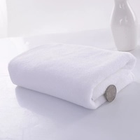 Serviettes épaisses blanches pour salons de coiffure, hôtels, maisons d'hôtes, salons de barbier, bains publics, salons de massage des pieds et salons de coiffure ; absorbantes