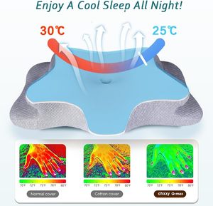 <span class=keywords><strong>2025</strong></span> <span class=keywords><strong>New</strong></span> Chỉnh Hình Mất Ngủ Đường Viền Mặc Bướm Thoáng Khí Y Tế Điều Trị Ergonomic Bộ Nhớ Bọt Cổ Gối Đệm - Product Image 4