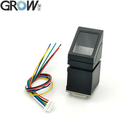 Módulo de escáner de lector de huellas dactilares óptico de bajo costo GROW R307S Interfaz USB UART con SDK gratuito