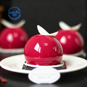 Moule en silicone en forme de boule 3D - Réutilisable, résistant à la chaleur, non toxique pour la cuisson de gâteaux mousse, de chocolats et de desserts (compatible lave-vaisselle) - Product Image 1