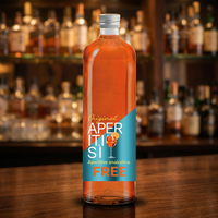 Aperitivo Sin Alcohol Roner Premium 0.70 Lt Italia Tirol del Sur Grado 0.0 6 Botellas por Caja Listo para Enviar