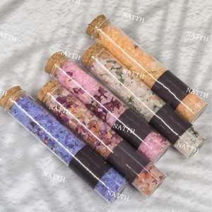 Sal de Banho de Luxo Personalizado Koreamax com Logo, Cristais de Spa com Aroma de Jasmim, Flores Secas Naturais, Ervas, Embalagem Plástica para Teste Corporal - Product Image 1