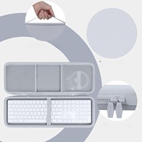 Étui de clavier en EVA en gros, design multi-poches pour touches de clavier/câbles/adaptateurs, boîte antichoc pour périphériques informatiques, vente en gros