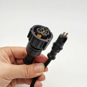 汽车EBS传感器 (带黄色卡扣式双端迷你线束) 传感器插头，防水防尘连接器 - Product Image 1