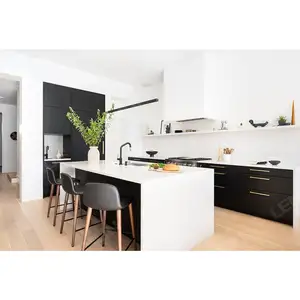 Aufbewahrungsraum Moderner Innenausstattung Lieferant Standard Rta Insel automatischer modularer moderner Schrank Küche Design-Set