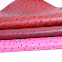 Cuir Rexine gaufré effet peau de dinde en PVC de 0,8 mm d'épaisseur, imperméable, couleur personnalisée, pour la fabrication de sacs et de chaussures décoratifs