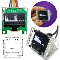 Analyseur de musique OLED mini PLC, indicateur de niveau audio, 8 types, approvisionnement en gros