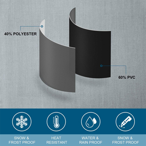 Protection de pare-brise avant de <span class=keywords><strong>voiture</strong></span> d'<span class=keywords><strong>hiver</strong></span> contre le gel, la neige et la pluie 600D Oxford Car Windshield Snow Cover - Product Image 2