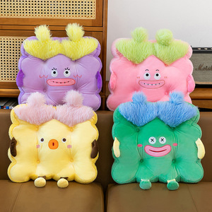 Cojín de Asiento de Felpa con Diseño de Animalitos Adorables, Nuevo Diseño Creativo, Cojín de Felpa Suave, Decoración para el Hogar, Regalos para Niños y Adultos - Product Image 1