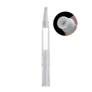 Beyaz siyah pembe 2ml/3ml/5ml döner tırnak kalem yağ peeling boş tırnak yağı kalem