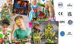 Candy <span class=keywords><strong>House</strong></span> <span class=keywords><strong>Devil</strong></span> <span class=keywords><strong>House</strong></span> Tuiles magnétiques pour l'école des enfants STEM Education Tuiles magnétiques Blocs de construction - Product Image 6