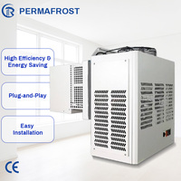 Compresseur frigorifique tout-en-un 3-6 CV à spirale/à vis -40~+15°C Écologique Personnalisable Surface Pompe automatique Engrenage