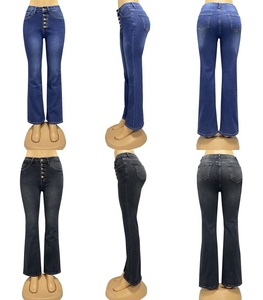 Hot Sale Skinny High Waist <strong>Jeans</strong> <strong>Women's</strong> <strong>Butt</strong> <strong>Lifting</strong> Denim Pants Slim Flared Pants - Product Image 1