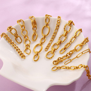 Cadena de llavero unisex de acero inoxidable con cierre de mosquetón, cadena de cintura estilo urbano, cadena múltiple para accesorios de moda - Product Image 2